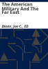 The_American_Military_and_the_Far_East