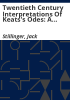 Twentieth_century_interpretations_of_Keats_s_Odes