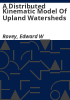 A_distributed_kinematic_model_of_upland_watersheds