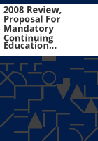 2008_review__proposal_for_mandatory_continuing_education_for_architects