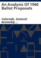 An_analysis_of_1960_ballot_proposals