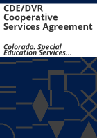 CDE_DVR_cooperative_services_agreement