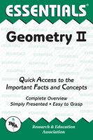 The_essentials_of_geometry_II