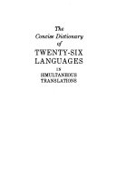 The_Concise_Dictionary_of_Twenty-Six_Languages_in_Simultaneous_Translations