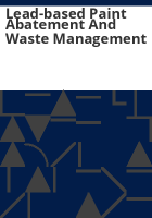 Lead-based_paint_abatement_and_waste_management