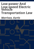 Low-power_and_low-speed_electric_vehicle_transportation_law